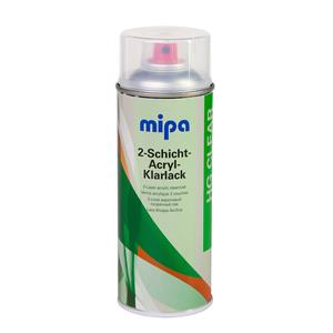MIPA 2 Schicht Acryl Klarlack 400 ml, lesklý bezfarebný lak v spreji            